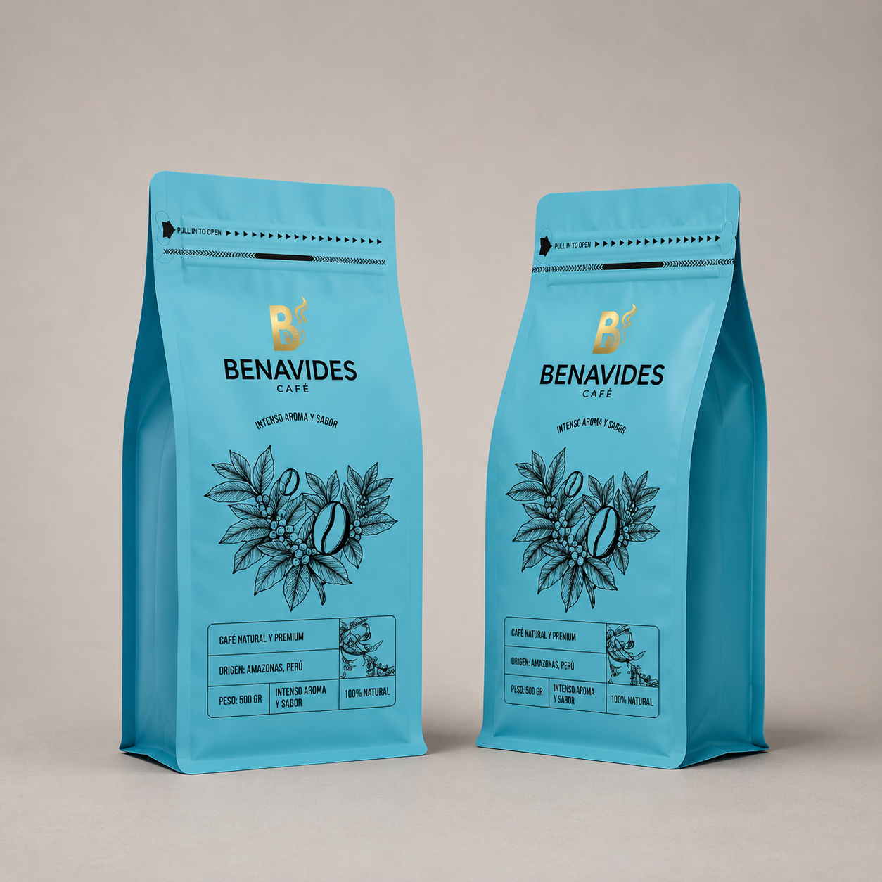 cafe x 2 2 Café Benavides Premium x 500Gr - Imagen 1