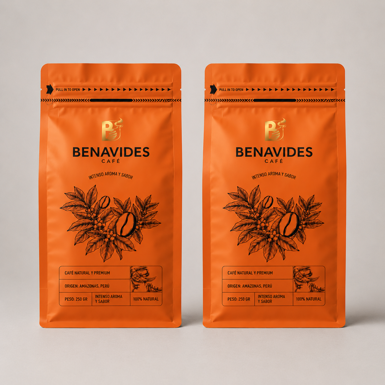 cafe x2 2 Café Benavides Premium x 250Gr - Imagen 1
